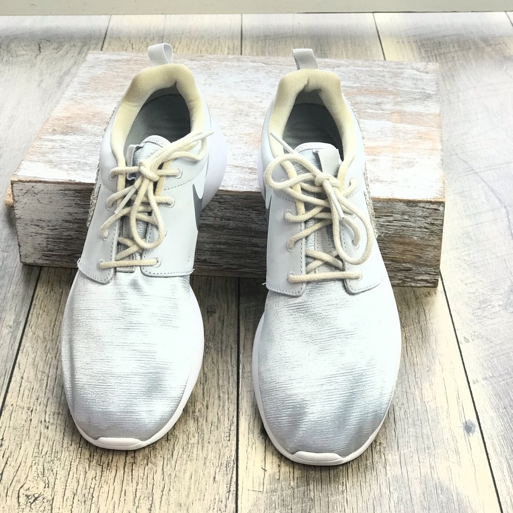 Nike&Swarovski Crystal Roshe One Silver  W AUTHENT - Picture 5 of 8
